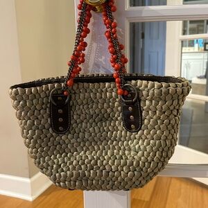J Crew straw Handbag